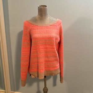 Size Lrg, pink and beige American Eagle sweater.